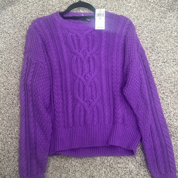 Lauren Ralph Lauren black label cable knit sweater size XlArge new - Picture 8 of 11